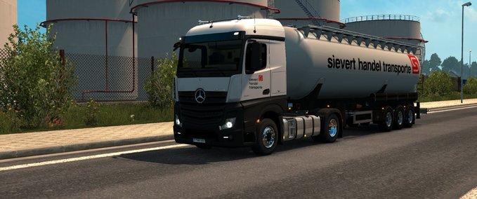 Skins Deutsche Silo Transporte 1.25 Eurotruck Simulator mod