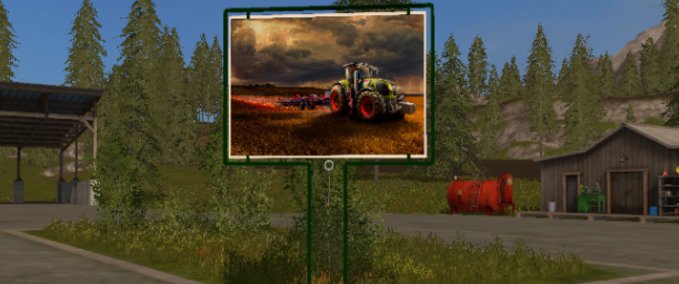 Objekte Werbeschild Landwirtschafts Simulator mod