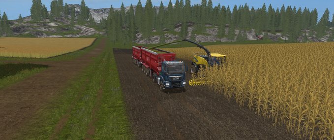 Auflieger Krampe Bandit SB 30/60 mit Anhängerkupplung Landwirtschafts Simulator mod