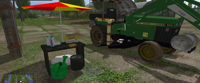 Platzierbare Objekte Waschplatz placeable mit Funktion Landwirtschafts Simulator mod