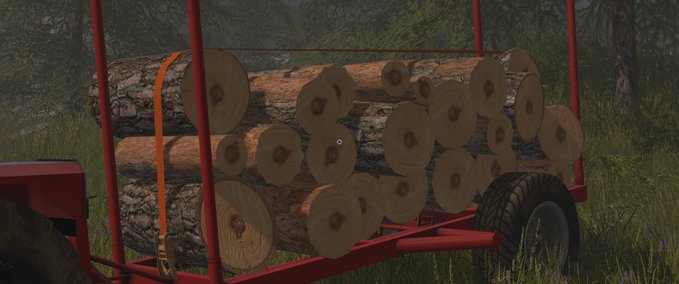 Sonstige Anhänger Ceza Wood Trailer Landwirtschafts Simulator mod