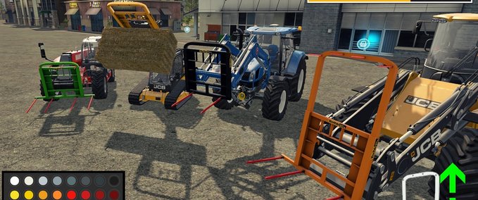 Spike Kerfab With BaleAttacher and All Loader Mod Image