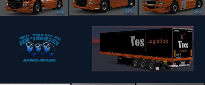Skins JBK-Vos Logistic Pack 2016  Eurotruck Simulator mod