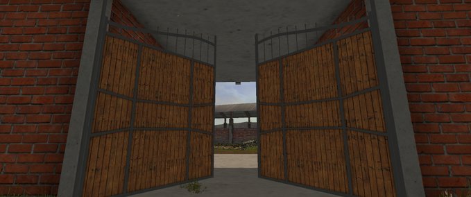 Objects yard gates Farming Simulator mod