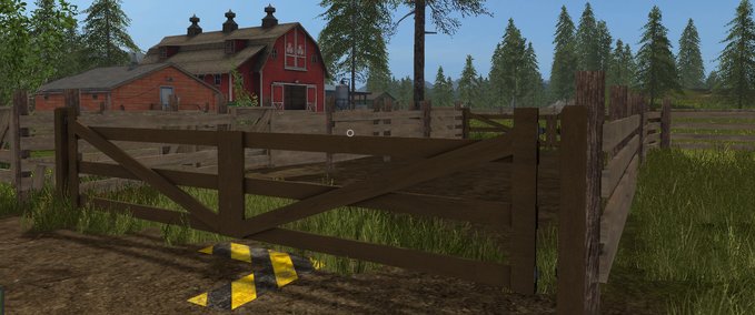 Objekte Animiertes Zaumtor Landwirtschafts Simulator mod