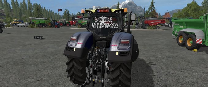 New Holland T7 Red Rikie Mod Image