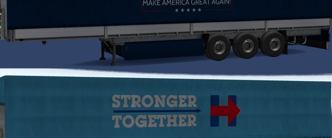 Trailer USA Präsidentenwahl 2016 - Trailerpack  Eurotruck Simulator mod