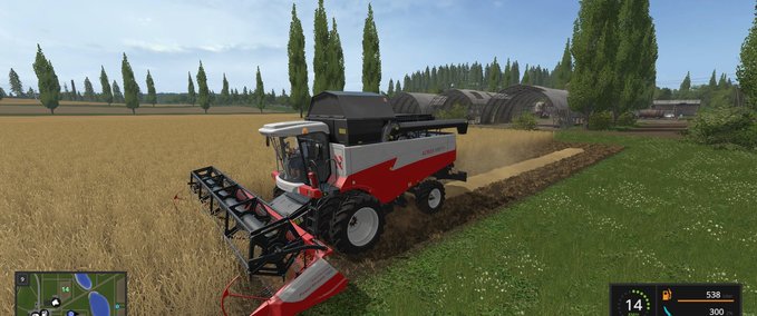 Sonstige Selbstfahrer Rostselmash Acros 595 mit Optionen Landwirtschafts Simulator mod