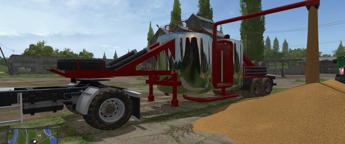 Auflieger KalkSilotrailerULW Landwirtschafts Simulator mod