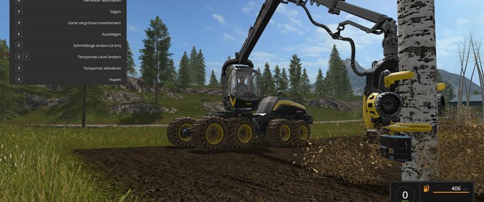 Platzierbare Objekte Harvester Birken Landwirtschafts Simulator mod