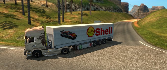 Trailer Shell Motorsport - Trailer Eurotruck Simulator mod