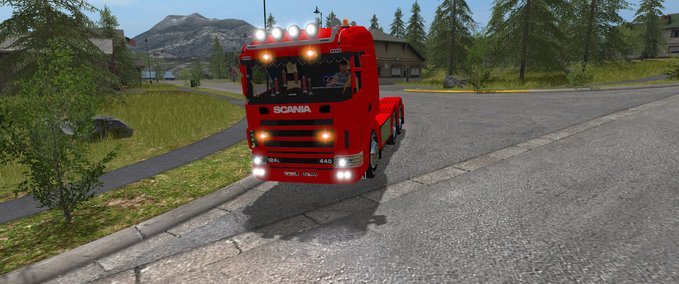 Scania Scania144LAgrar 3 achser Landwirtschafts Simulator mod