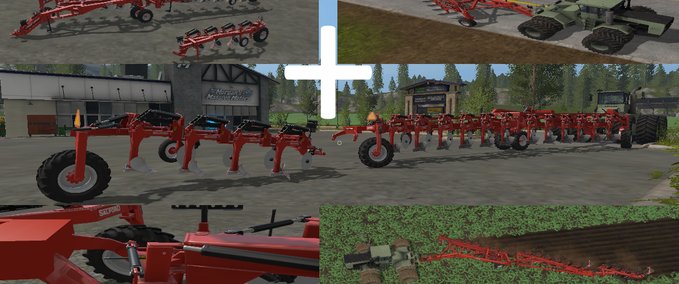 Pflüge Saleford 8312 plus Landwirtschafts Simulator mod