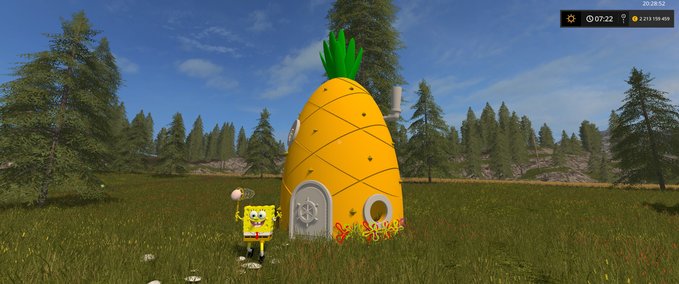 Gebäude House of Spongebob Landwirtschafts Simulator mod
