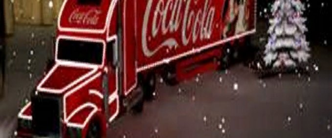 Auflieger Weihnachten Cola Trailer Landwirtschafts Simulator mod