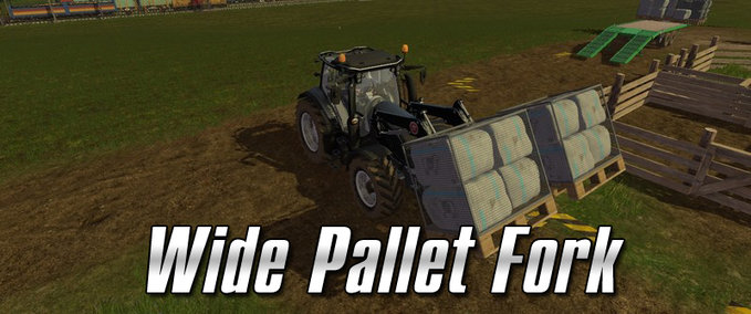 Frontlader Wide Pallet Fork Landwirtschafts Simulator mod