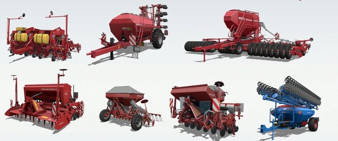 Saattechnik Sämaschinen Modpack Landwirtschafts Simulator mod