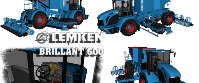 Tools Lemken Brillant 600 (3D model) Landwirtschafts Simulator mod