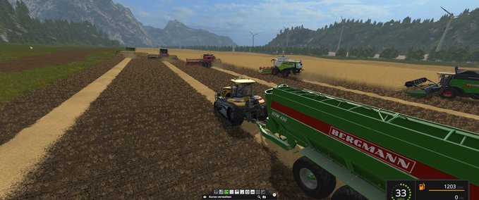 4fach Maps Im Flusstal XXL Landwirtschafts Simulator mod