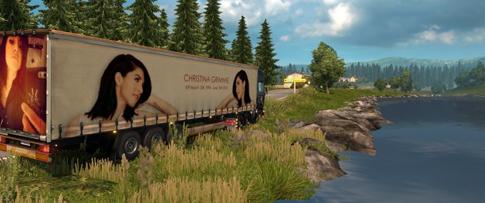 Trailer Christina Grimmie ETS2 Trailer  Eurotruck Simulator mod