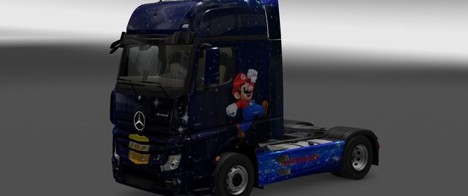 Skins Super Mario Actros 2014 Eurotruck Simulator mod