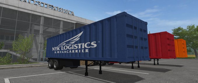 Auflieger ContainertrailerPack Landwirtschafts Simulator mod