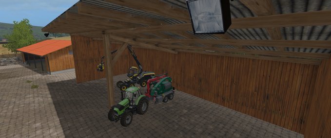 Gebäude Unterstand_Holz Landwirtschafts Simulator mod