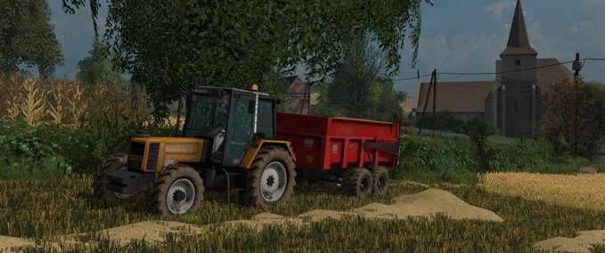 Auflieger Anhänger Demarest 13t Landwirtschafts Simulator mod