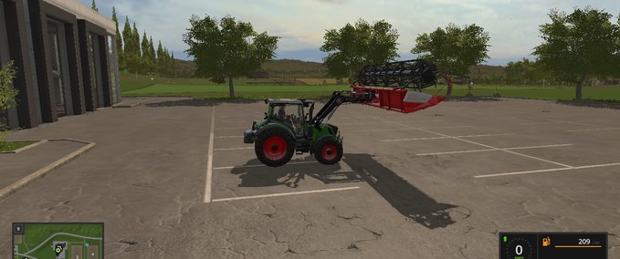 Frontlader Stoll FZ Pack mit Cutterattacher Landwirtschafts Simulator mod