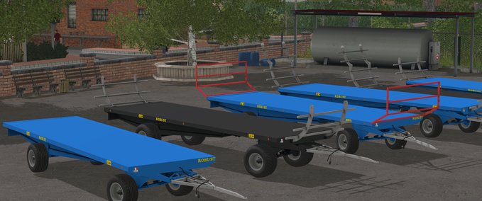 Robust Baletrailer pack AutoLoading Mod Image