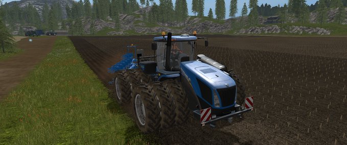 New Holland New hollan T9 with drilling tires Farming Simulator mod