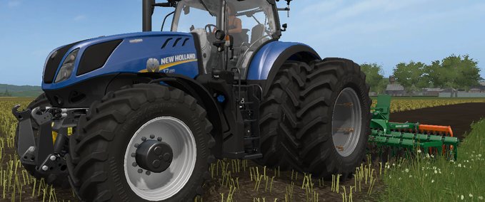 New Holland New holland t7 roue jumelée  Landwirtschafts Simulator mod