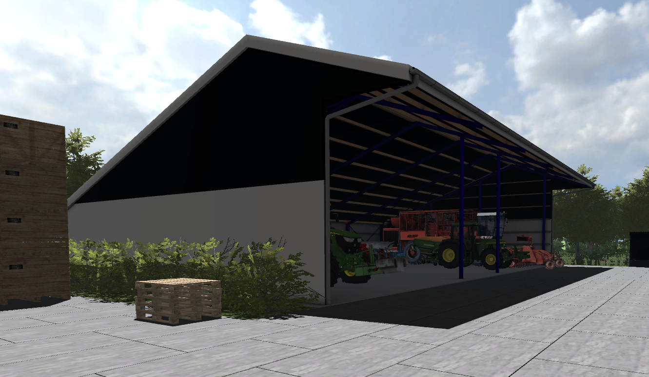 FS17 MACHINE SHED - Thumbnail 1