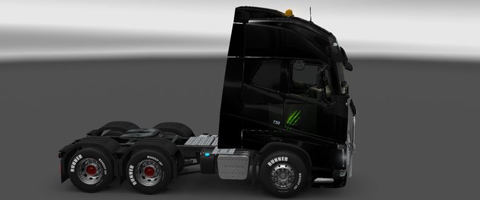 Skins Volvo Skin Monster Energy Eurotruck Simulator mod