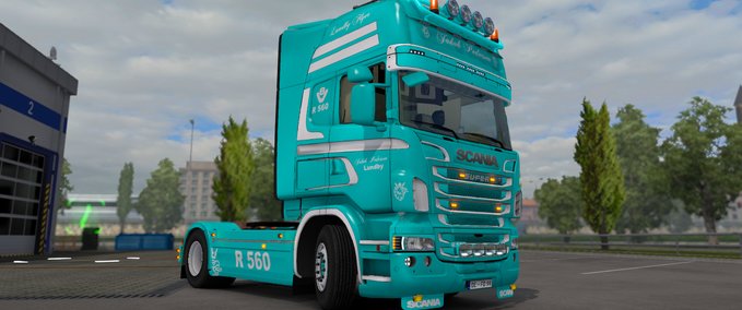 Skins Jakob Pedersen Skin Pack für den Scania RJL Eurotruck Simulator mod