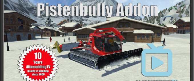 Schneeraupen Pistenbully Addon  Skiregion Simulator mod