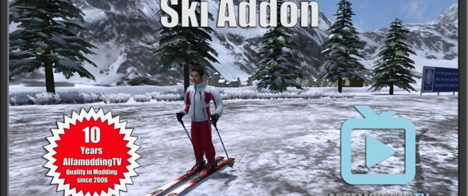 Sonstiges Ski Addon  Skiregion Simulator mod