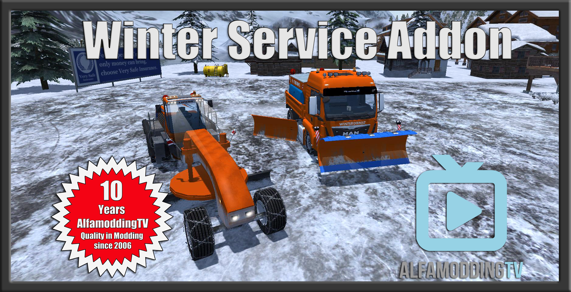 Snow-plowing service Addon - Thumbnail 1