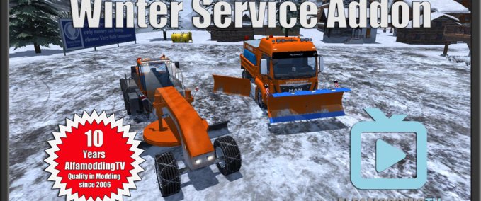 Snow-plowing service Addon Mod Image