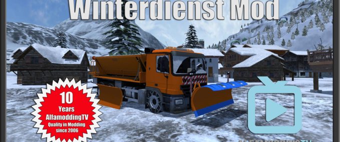 Räumdienst Winterdienst Mod Skiregion Simulator mod