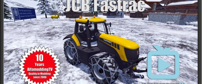 Sonstiges JCB Fastrac 8000 Skiregion Simulator mod