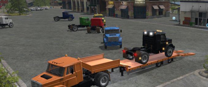 Zil Zil MMz  555 multicolor Landwirtschafts Simulator mod