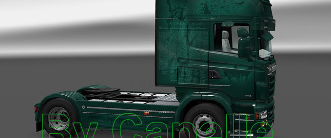 Skins RJL Scania USA Eurotruck Simulator mod