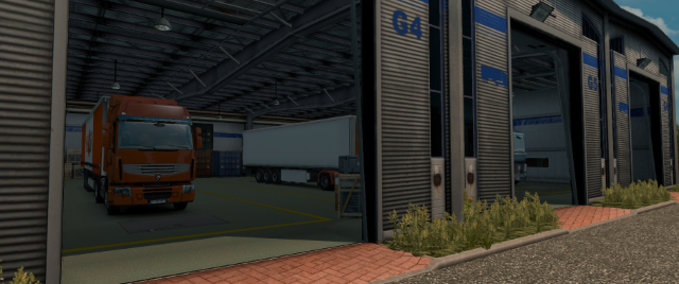 Sonstige Can Opener - Animated gate Eurotruck Simulator mod