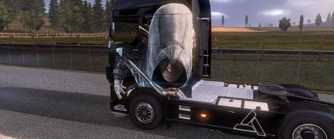 Skins Assassins creed DAF XF EURO 6 SKIN  Eurotruck Simulator mod