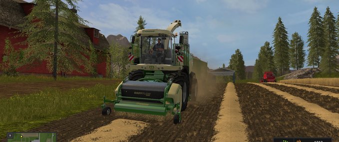 Schneidwerke & Schneidwerkswagen Krone EasyFlow 300 S (Stroh ready) Landwirtschafts Simulator mod