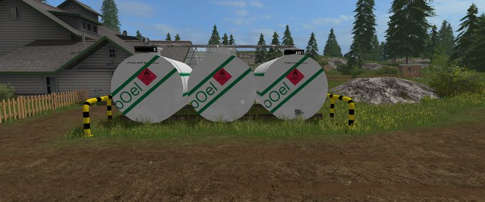 Platzierbare Objekte Hof-Diesellager Landwirtschafts Simulator mod