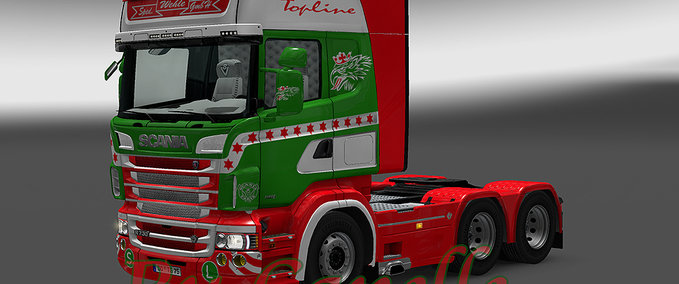 Skins Scania Wehle Topline RJL   Eurotruck Simulator mod