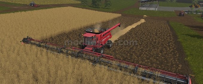 Sonstige Anbaugeräte CASEIH 3162 90ft Mähbalken 27.50m Landwirtschafts Simulator mod