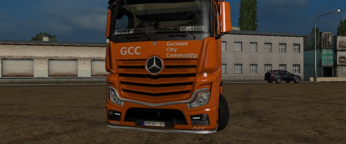 Skins Mercedes MP4 LKW + Trailer Skin Eurotruck Simulator mod